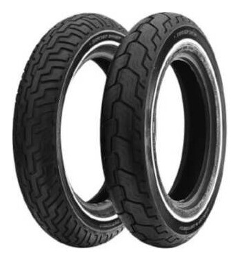 Pneu Dunlop D402 Lisere Blanc 130r16 72h 0 Plis Tl,ww,(mt90b16),avant,diagonal,harley Davidson